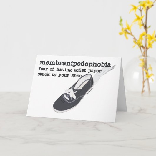 Membranipedofobie Kaart (Gele Bloem)