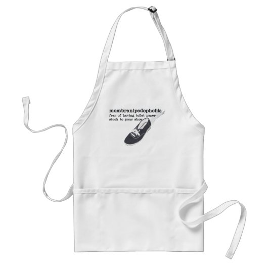 Membranipedofobie Standaard Schort (Voorkant)