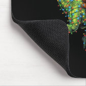 Meme 67 Christmas Santa Riding Dinosaur T Rex Boys Muismat (Hoek)