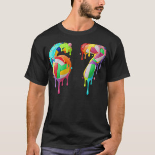 Meme 67 Nummer Zes 6 Zeven 7 IJsdruppels T-shirt