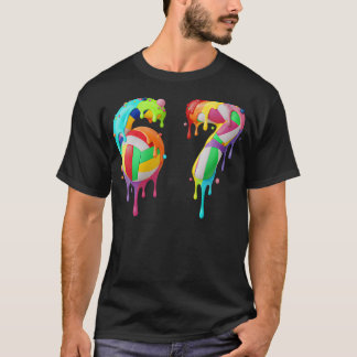 Meme 67 Nummer Zes 6 Zeven 7 IJsdruppels T-shirt