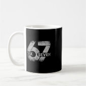 Meme 67 Zes Zeven  Koffiemok (Links)