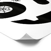 Meme 6 7 Italiaans Brainrot Halloween Kostuum Gepl Poster (Hoek)