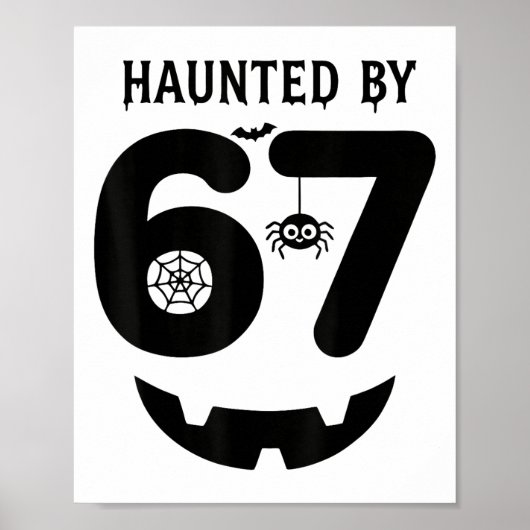 Meme 6 7 Italiaans Brainrot Halloween Kostuum Gepl Poster (Voorkant)