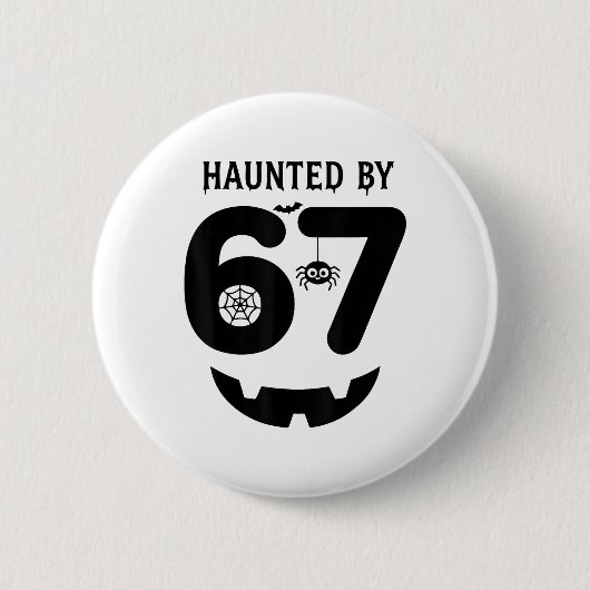 Meme 6 7 Italiaanse Brainrot Halloween Kostuum Gee Ronde Button 5,7 Cm (Voorkant)