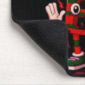 Meme 6 7 Six Seven Italian Brainrot Christmas Red  Muismat (Hoek)