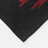 Meme 6 7 Zes Zeven Italiaanse Brainrot Kerst Rood Fleece Deken (Hoek)