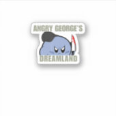 Meme Angry George's Dreamland Sticker (Voorkant)
