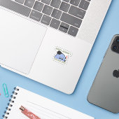 Meme Angry George's Dreamland Sticker (Laptop met iPhone)