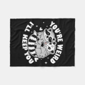 Meme Animal Girls Will Be Girls Praying Mantis Fun Fleece Deken (Voorkant (Horizontaal))