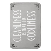 MEME Bath Mat Cleanliness volgende godin Vintage (Voorkant Verticaal)