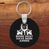 Meme Butler Pennsylvania Trump Rally Vandaag Trump Sleutelhanger (Voorkant)