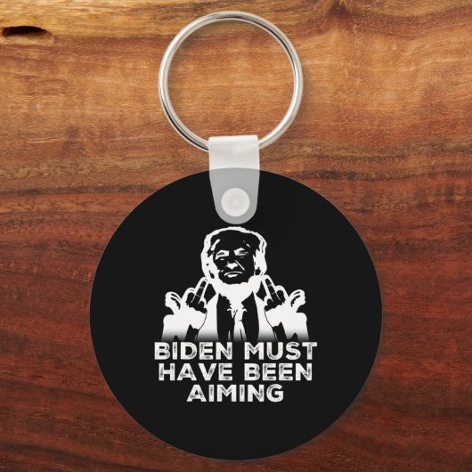 Meme Butler Pennsylvania Trump Rally Vandaag Trump Sleutelhanger (Voorkant)