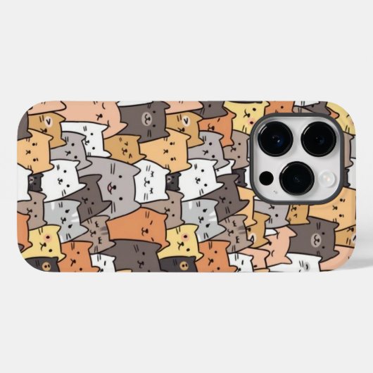 Meme cat Case-Mate iPhone case (Achterkant (horizontaal))