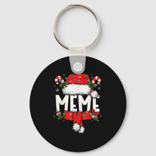 Meme Christmas Pajama Santa Claus Family Matching Sleutelhanger