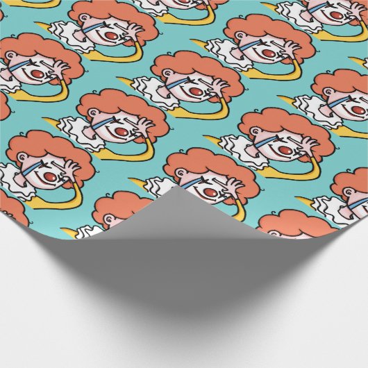 Meme Clown Wrapping Paper - Funny Design Cadeaupapier (Hoek)