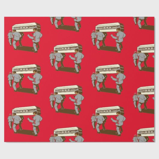 Meme coffin dance cadeaupapier (Vlak)
