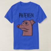 Meme Dog Funny Phteven lisping Dog  T-shirt (Design voorkant)
