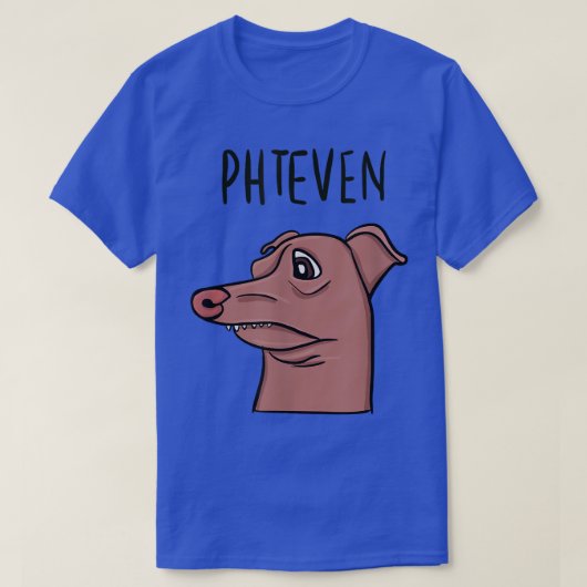 Meme Dog Funny Phteven lisping Dog  T-shirt (Design voorkant)