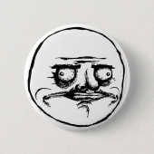 Meme Face Ronde Button 5,7 Cm (Voorkant)