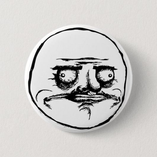 Meme Face Ronde Button 5,7 Cm (Voorkant)