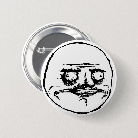 Meme Face Ronde Button 5,7 Cm (Voorkant /achterkant)