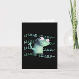 Meme Funny Weirdcore Animal Women Mannen Lizard Li Kaart