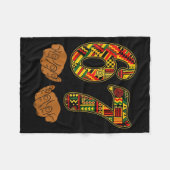 Meme Grappig 6 7 Zes Zeven Black History Month Man Fleece Deken (Voorkant (Horizontaal))