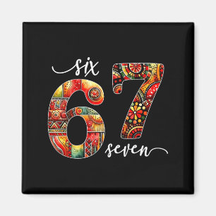 Meme Grappig 6 7 Zes Zeven Black History Month Man Magneet