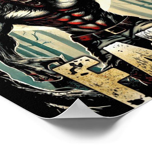 Meme If They Talk Behind Your Back Fart Alpha Wolf Poster (Hoek)