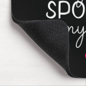 Meme is My Name Spoiling is mijn spel grappig Muismat (Hoek)