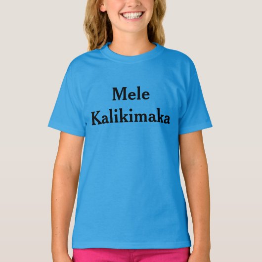 meme Kalikimaka — vrolijk kerstfeest in Hawaï T-shirt (Voorkant)