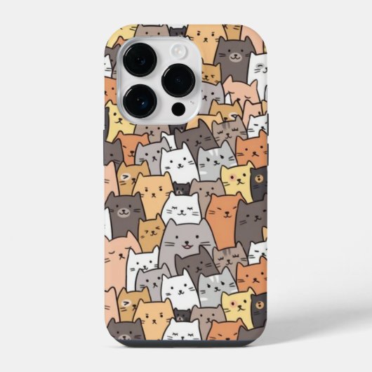 Meme kat iPhone hoesje (Achterkant)