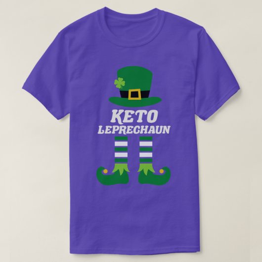 Meme Keto St Patricks Day Low B T-shirt (Design voorkant)