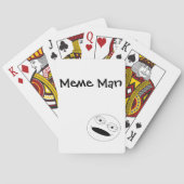 Meme Man - Spelkaarten Pokerkaarten (Achterkant)