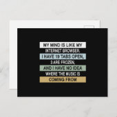 Meme Memes Humor werk Joke Cool Funny Gift Idea Briefkaart (Voorkant / Achterkant)