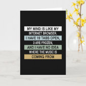 Meme Memes Humor werk Joke Cool Funny Gift Idea Kaart (Gele Bloem)
