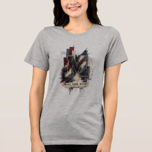 Meme-ontwerpen – Grappige Herkenbare Humorcollecti Tri-Blend Shirt