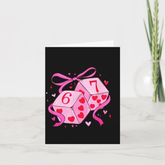 Meme Playing Cards Valentine,preppy Funny Coquette Kaart (Voorkant)