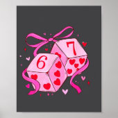 Meme Playing Cards Valentine,preppy Funny Coquette Poster (Voorkant)