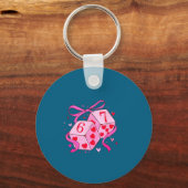 Meme Playing Cards Valentine,preppy Funny Coquette Sleutelhanger (Voorkant)