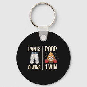 Meme Poop Toilet Humor Poop Funny Gezegde Broek 0 Sleutelhanger