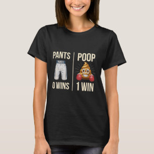 Meme Poop Toilet Humor Poop Funny Gezegde Broek 0  T-shirt