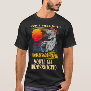 Meme Rex Dinosaurus Mama Saurus T-shirt