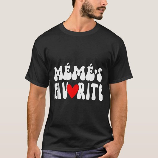 MÉmÉ’s Favorite Funny Grandparent Granhild Humor  T-shirt (Voorkant)