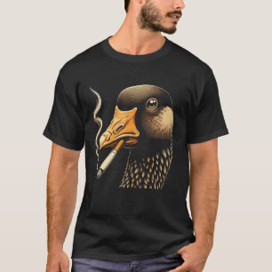 Meme Smoking Goose staart je naar beneden met opst T-shirt