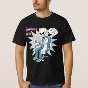 Meme Sture Self-Funny Med Humor Skeleton Dr. T-shirt