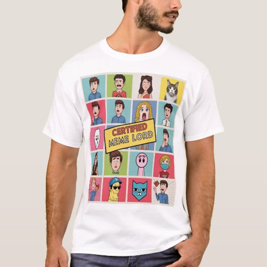 meme t-shirt 2025 -Virale Pop Cultuur Grafisch T-s (Voorkant)