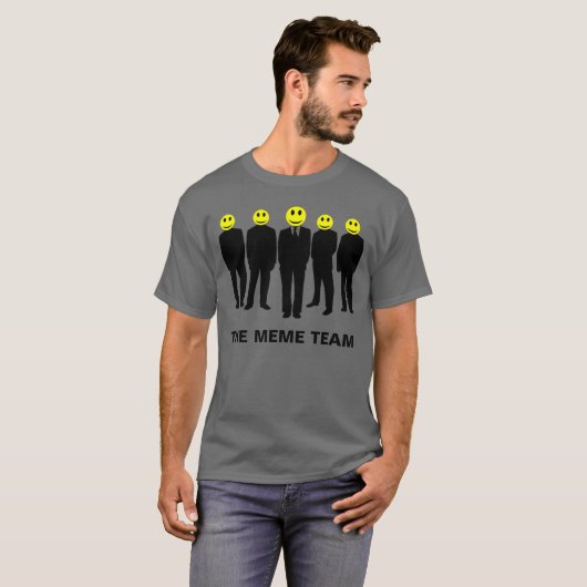 Meme Team T-shirt (Voorkant volledig)