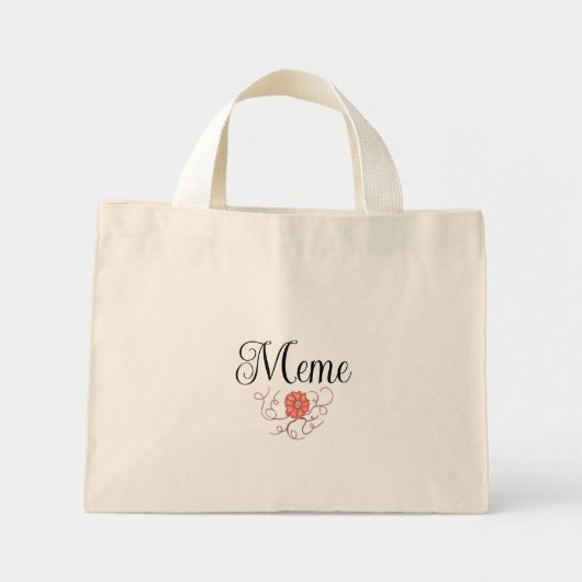 Meme Tote  Mini Tote Bag (Voorkant)